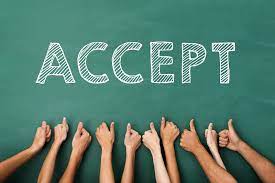 How Do You Come To Acceptance?